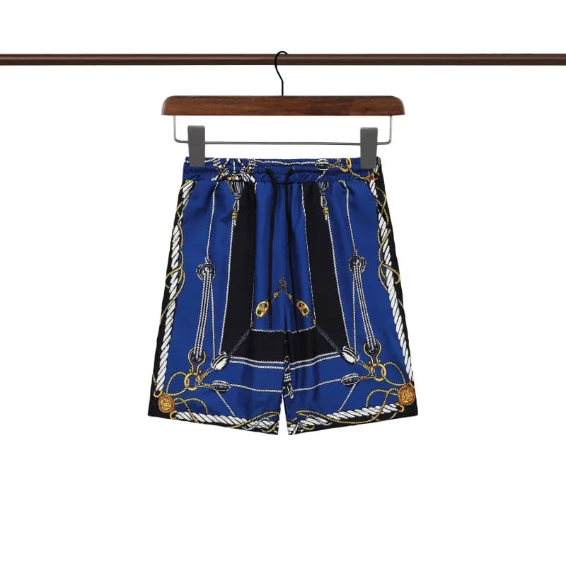 Versace Printed Shorts Baroque Chain Motif