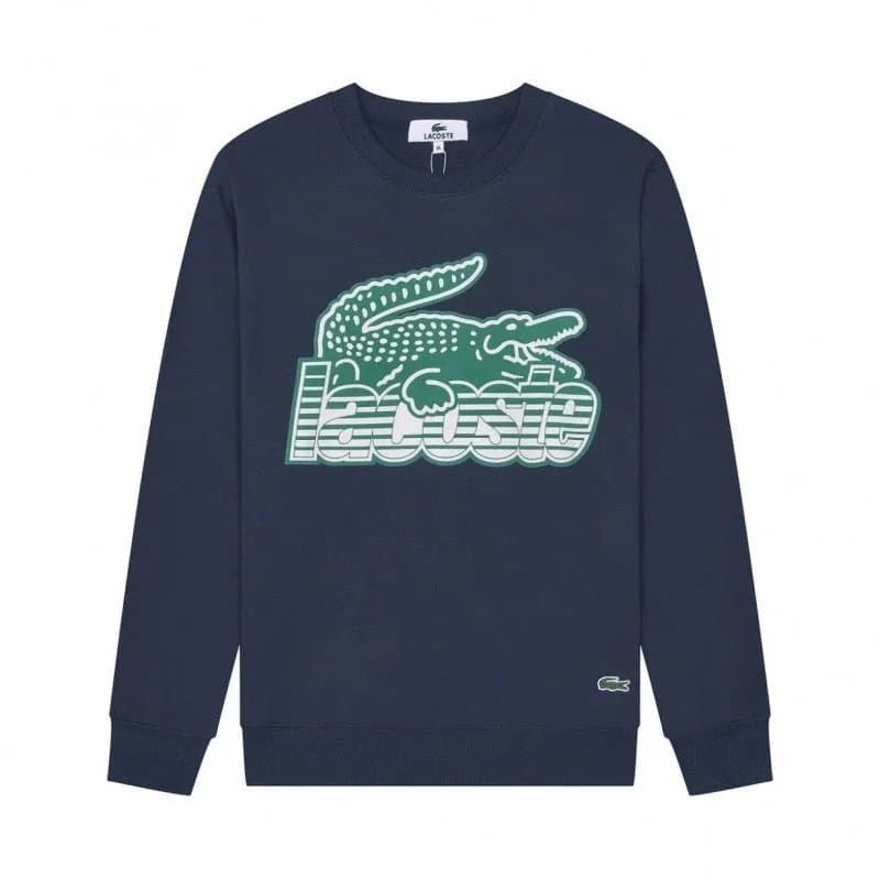 Lacoste Crewneck Sweatshirt Multicolor Logo — 10