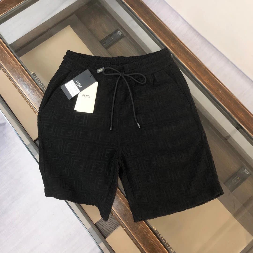 Fendi FF Logo Shorts Monogram Jacquard