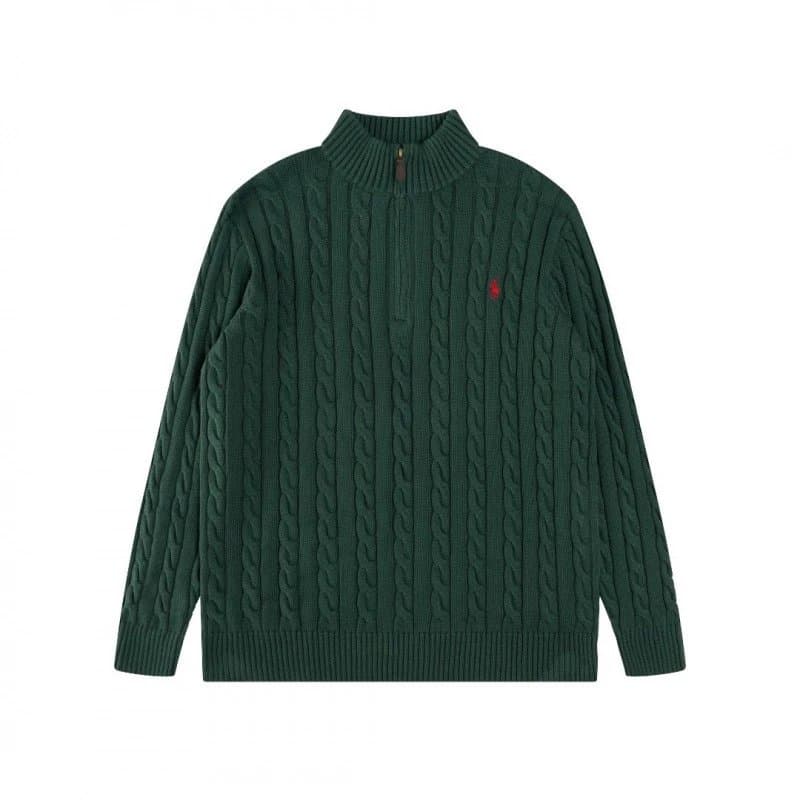 Polo Ralph Lauren Cable Knit Quarter-Zip Sweater Classic Cable
