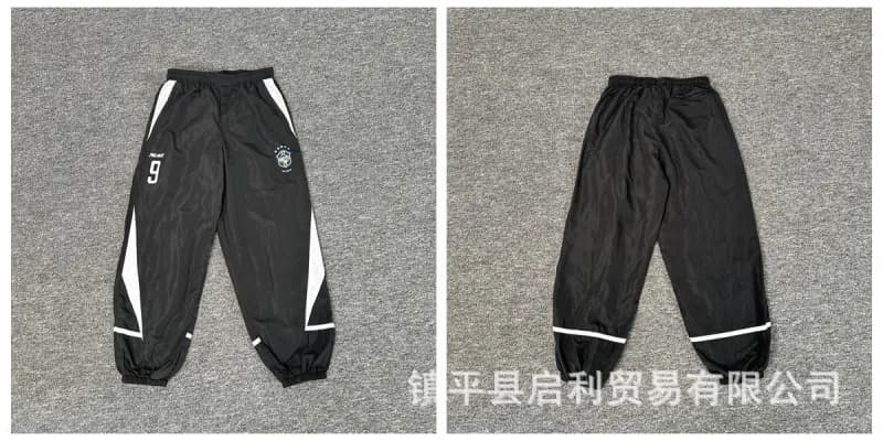 Palm Angels Half-Zip Windbreaker Two-Tone Logo — PA-02黑色