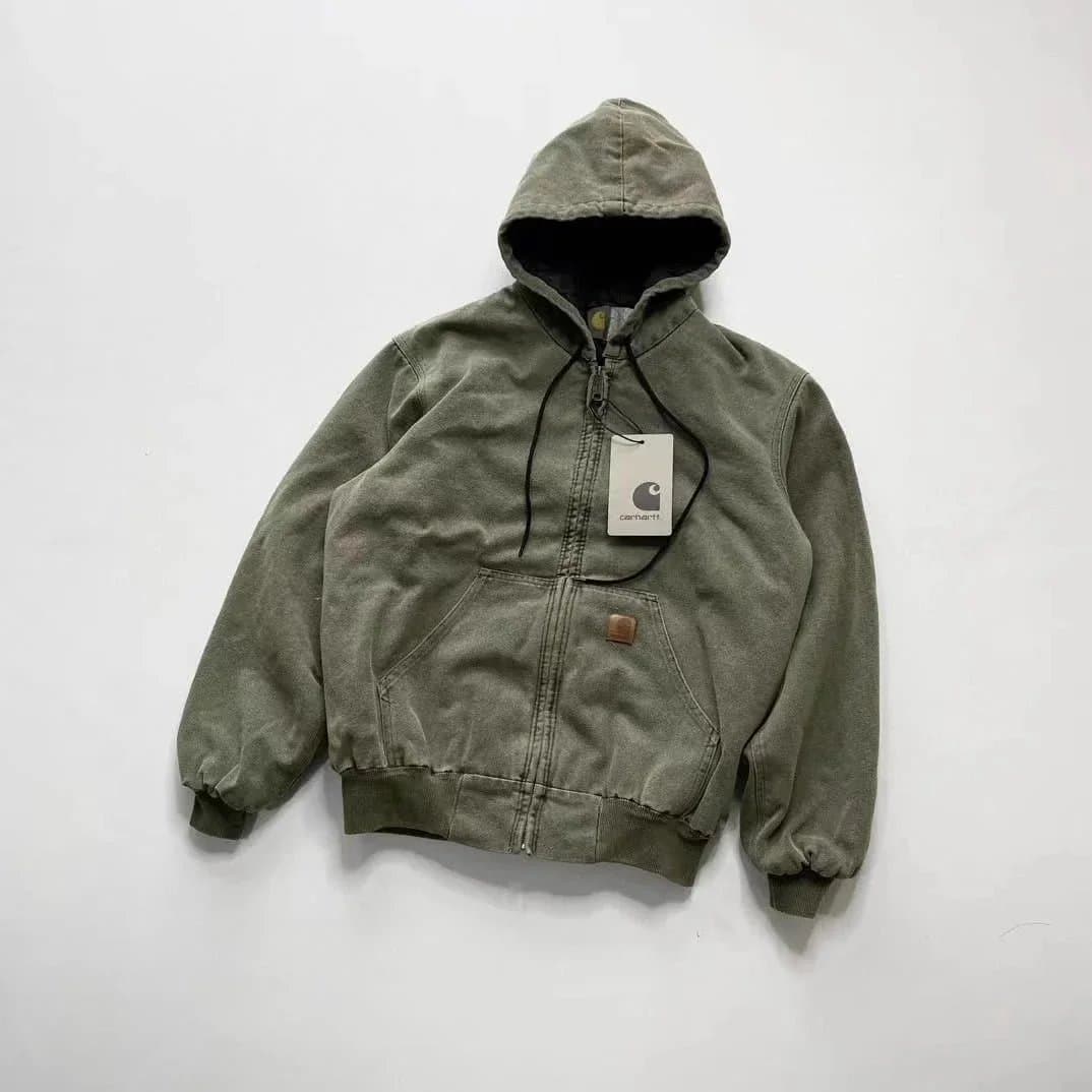 Carhartt Active Jacket Washed Grey — 02