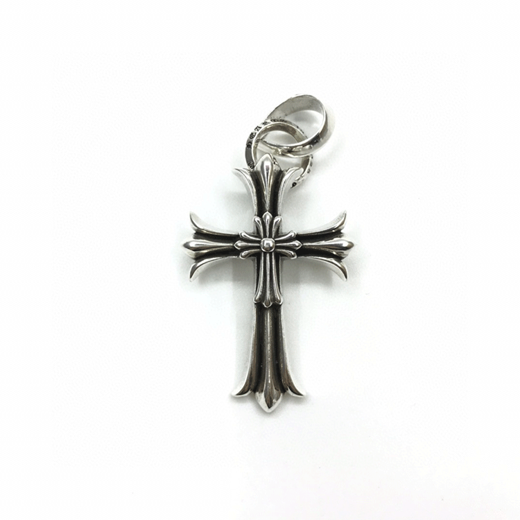 Chrome Hearts Chain Necklace Cross Link — 双层十字架