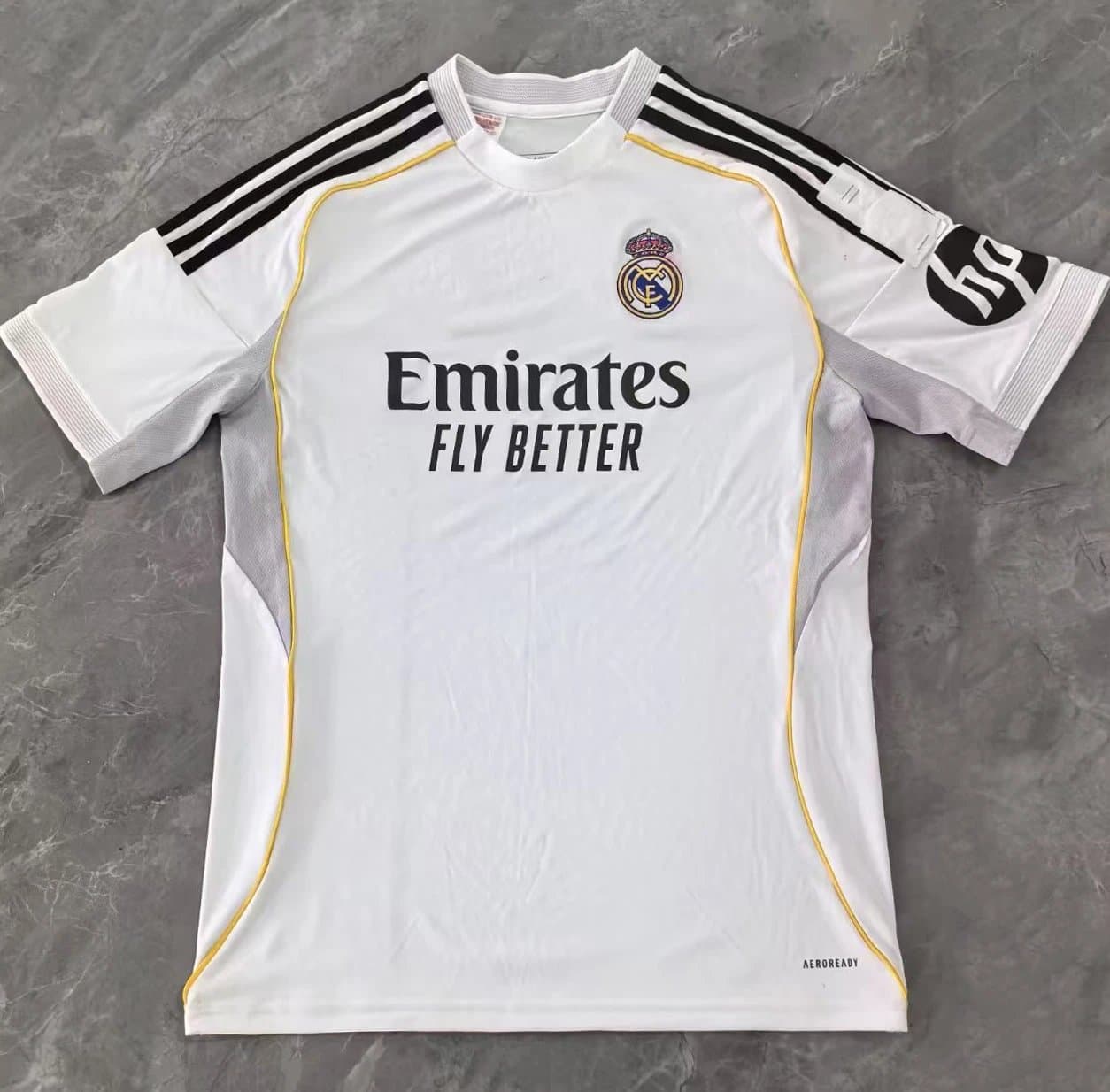 Adidas Real Madrid Home Jersey Emirates Fly Better