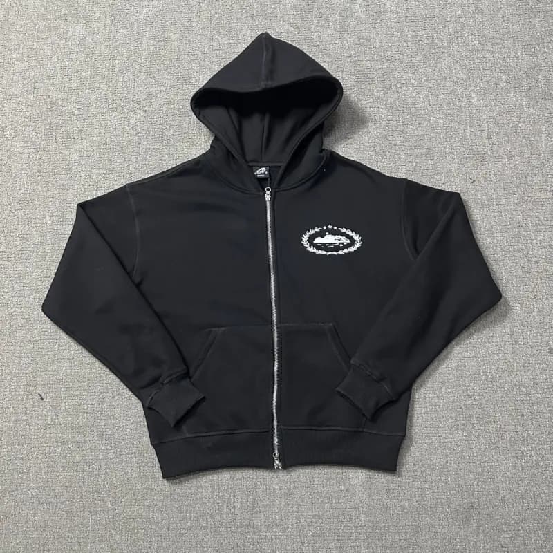Corteiz Track Pants Embroidered Logo — 751黑白