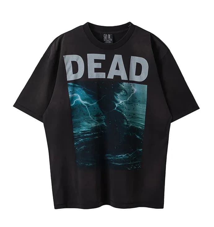 Saint Laurent Graphic T-Shirt Hate Saint Print — ST392