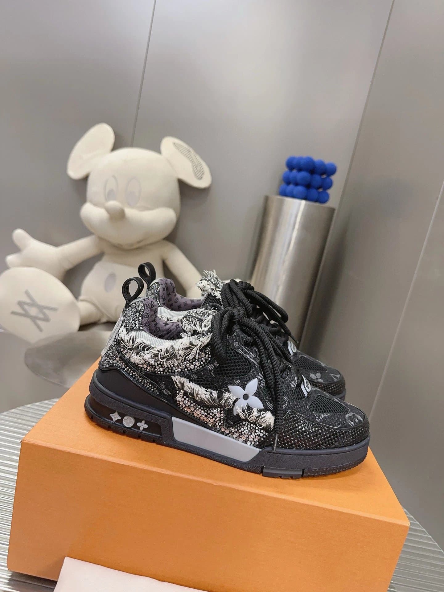 Louis Vuitton LV Trainer Monogram Denim — 17