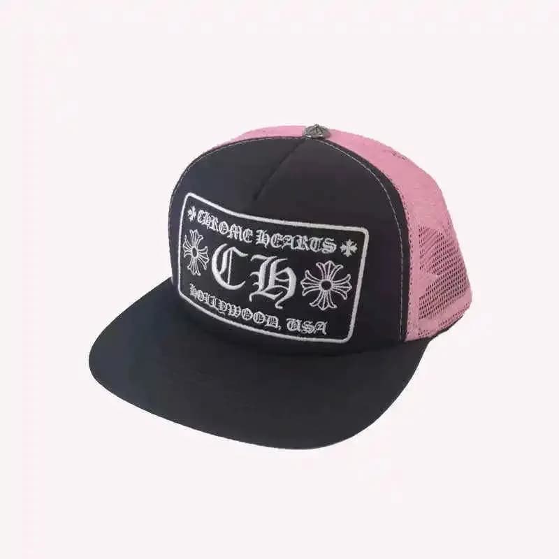 Chrome Hearts Trucker Hat Triple Cross — 平c粉黑