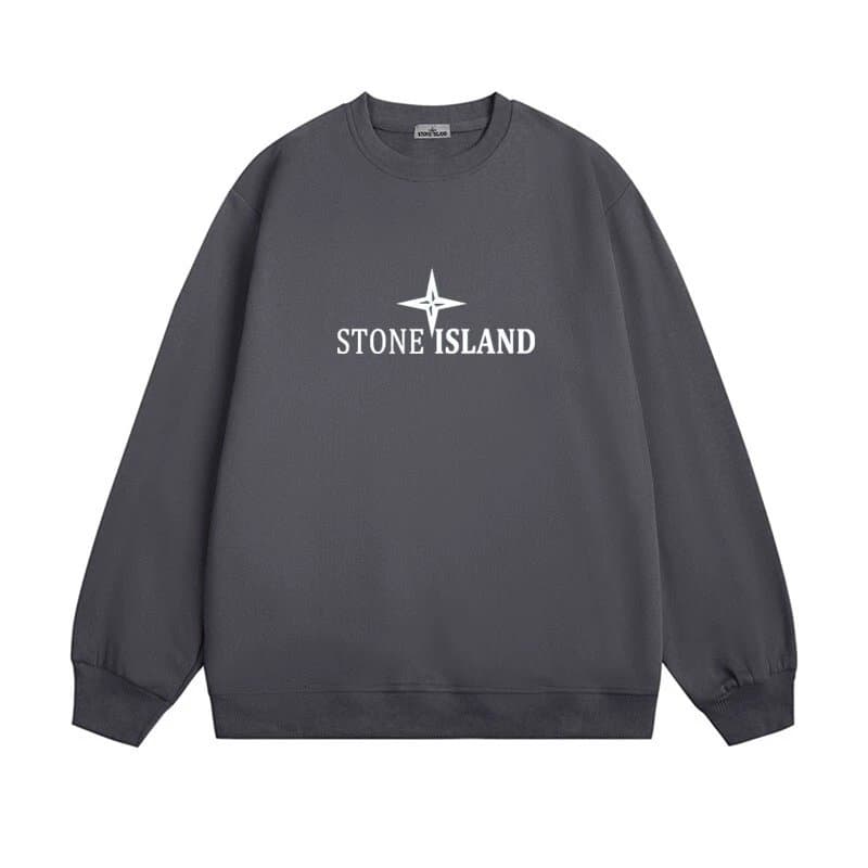 Stone Island Crewneck Sweatshirt Compass Patch — S18