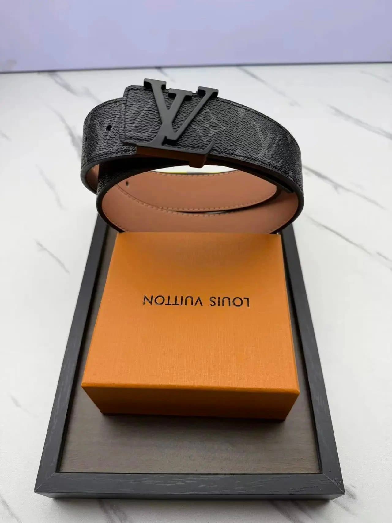 Louis Vuitton LV Initiales Belt Monogram Eclipse Canvas — L*V3