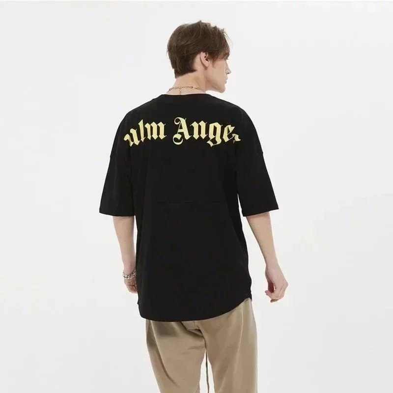 Palm Angels Teddy Bear Graphic Tee Brown Bear Print — 30