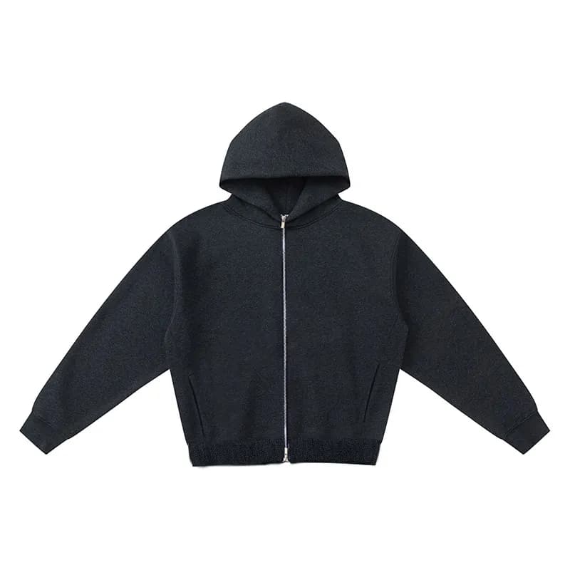 Zip-Up Hoodie Cropped
