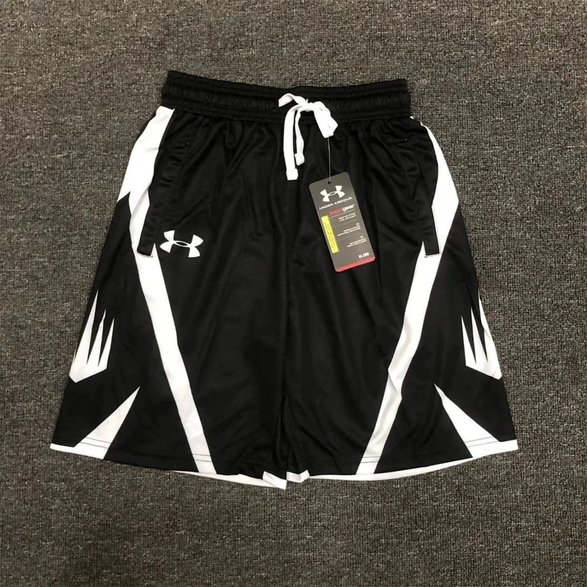 Under Armour HeatGear Shorts Black/White Graphic