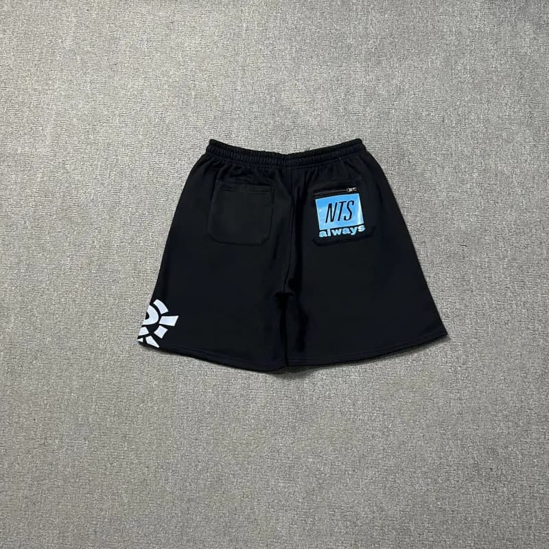 Corteiz Straight Fit Jeans Green Logo Patch — AD215黑色