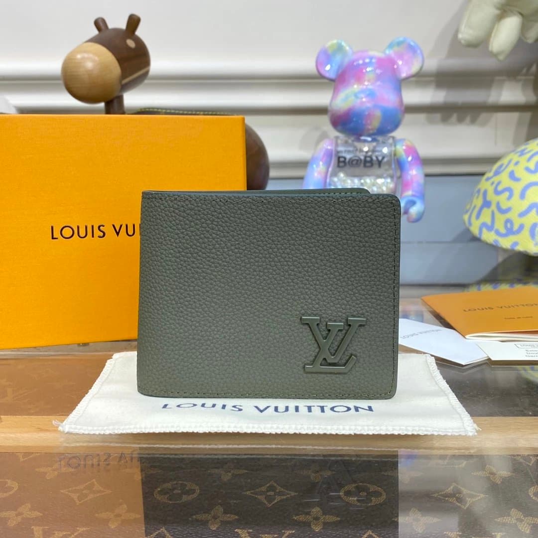 Louis Vuitton Compact Wallet Monogram Empreinte — 81734军绿