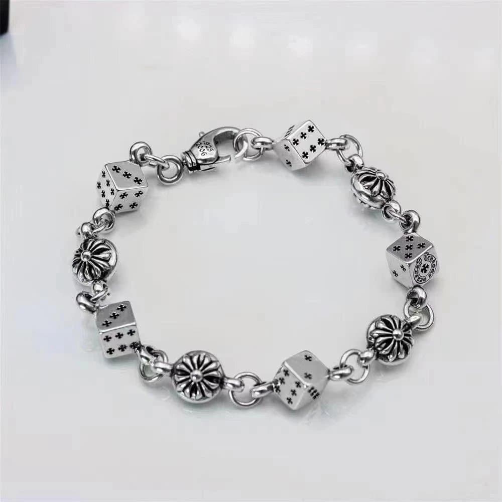 Chrome Hearts Dice Bracelet Sterling Silver