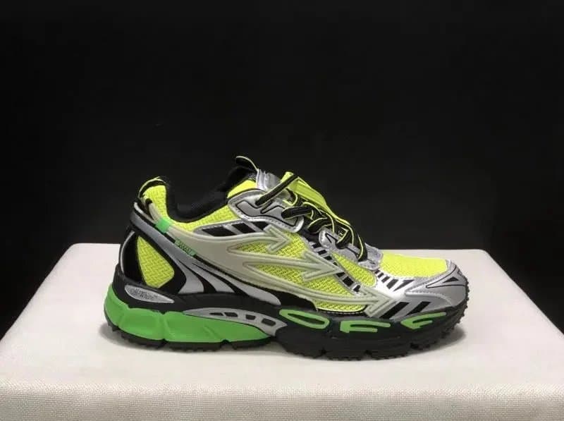 Off-White Runner Arrow Print — 黄绿色