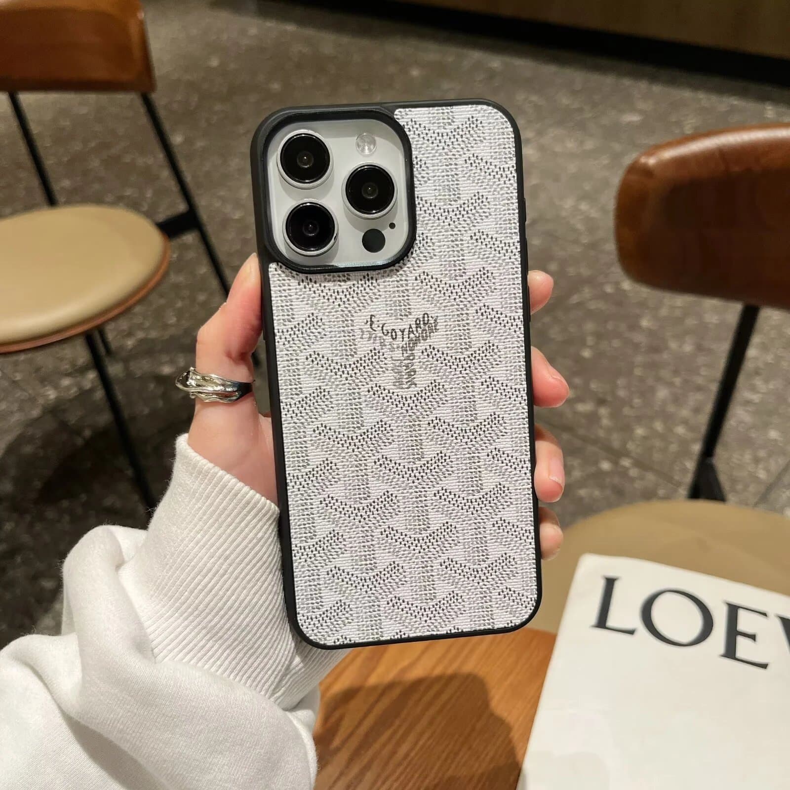 Goyard Phone Case Monogram Pattern — 7