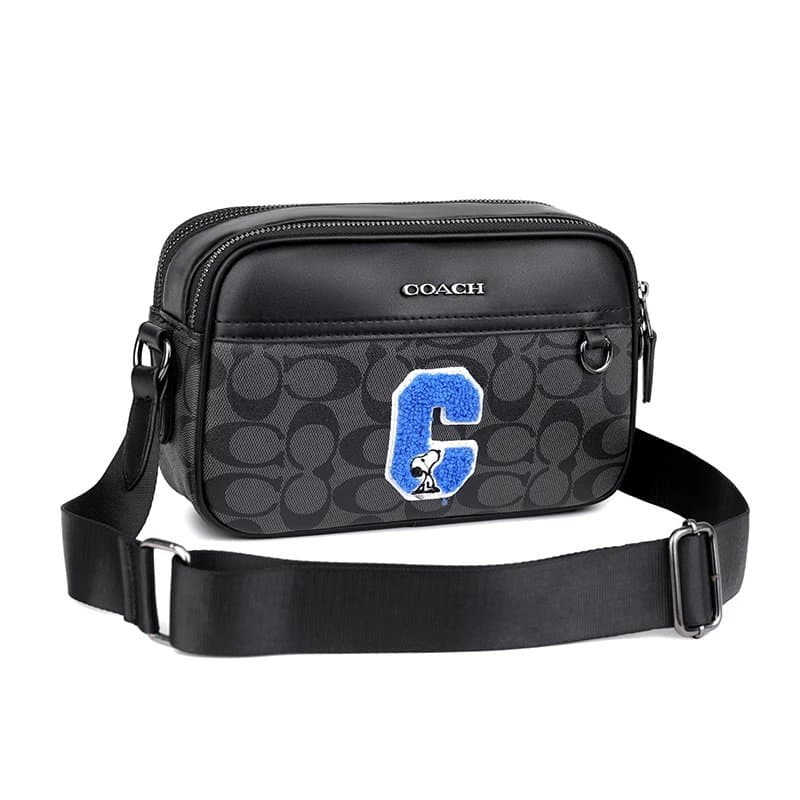 Coach Shoulder Bag Snoopy C Patch