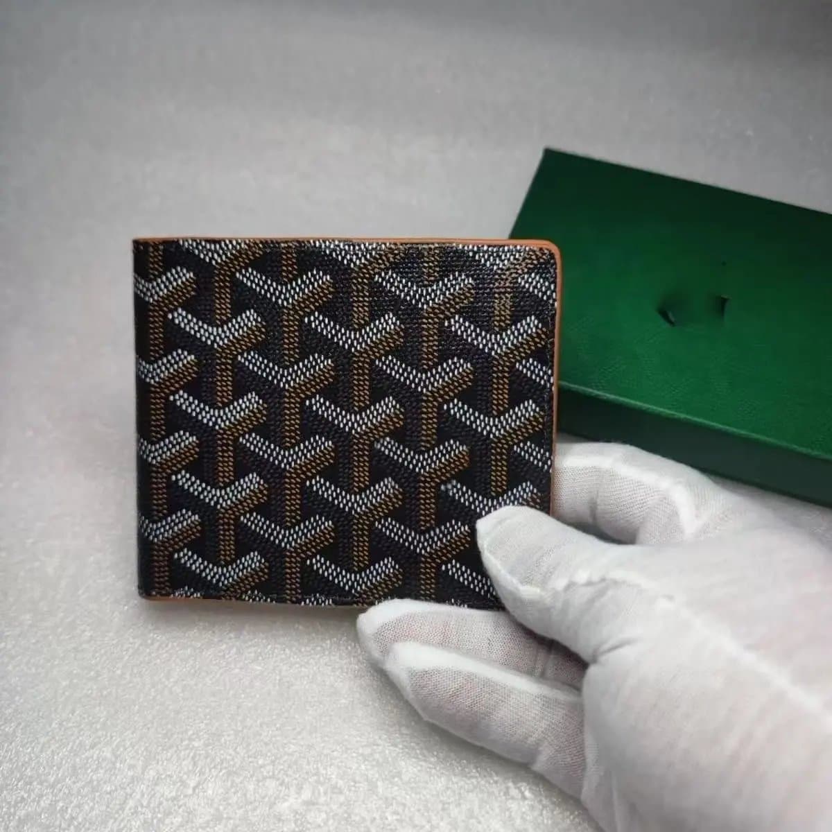Goyard Saint Louis Wallet Chevron Pattern — Goyard Saint Sulpice 5