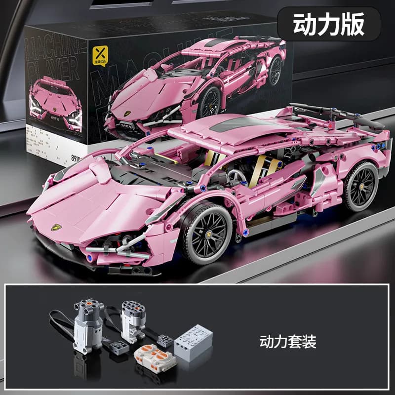 Sp5der Machine Player Static Display + Acrylic Case — Pink cow dynamics
