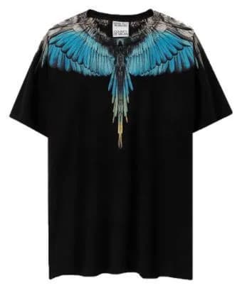 Versace Wings T-Shirt Blue Wings Print