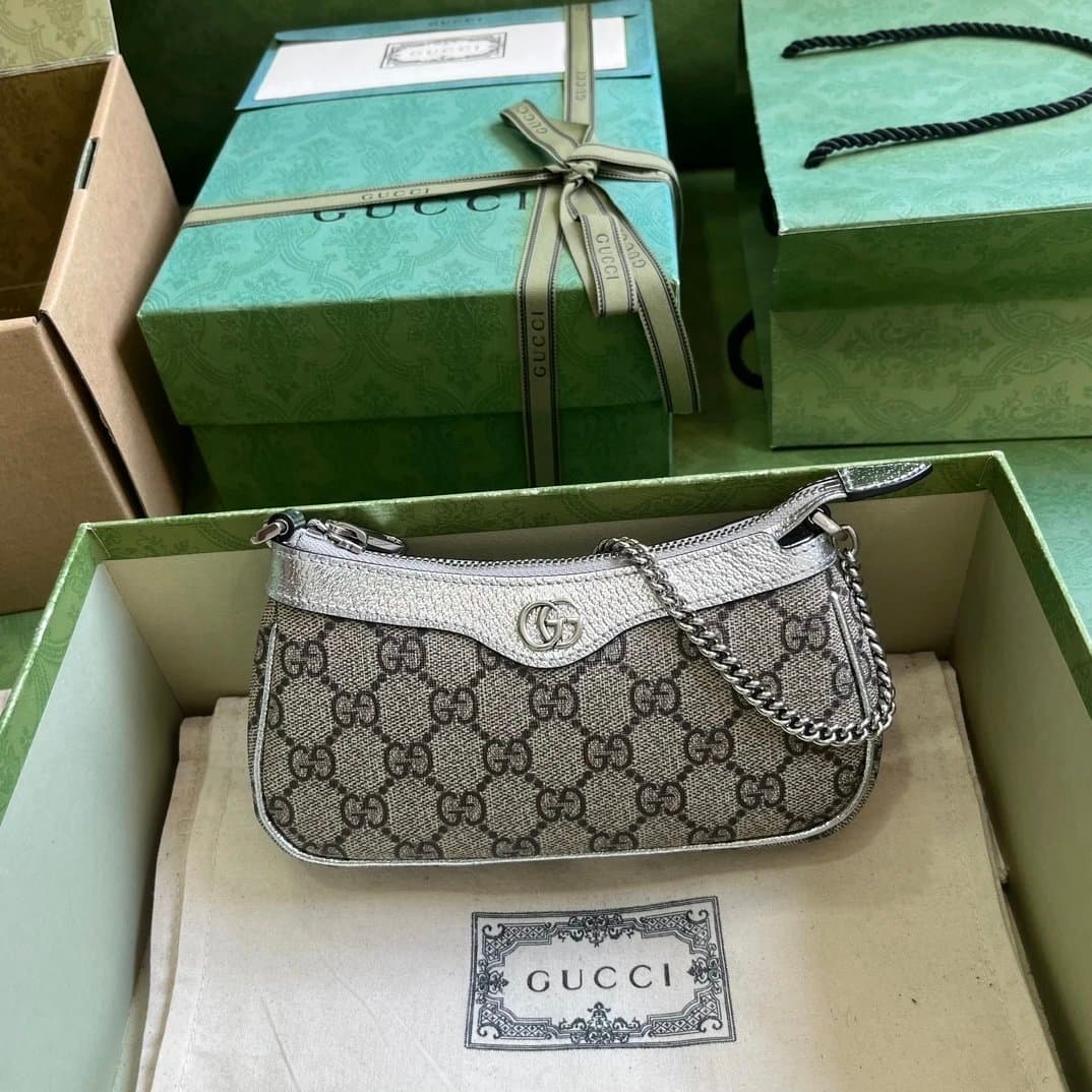 Gucci GG Marmont Mini Strawberry Charm — 11