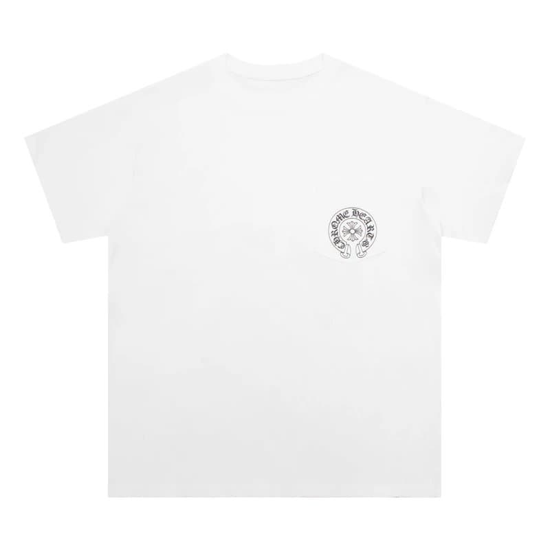 Pocket Tee Chrome Hearts Logo