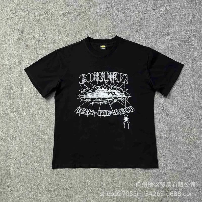 Graphic Tee Corteiz Script Logo — Style 55