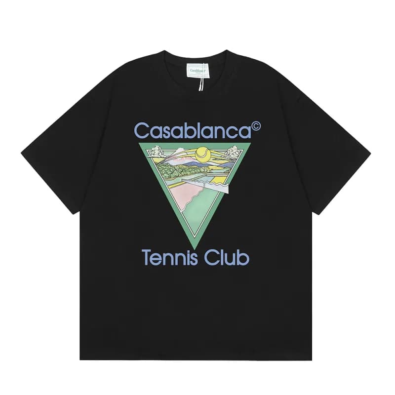Casablanca Tennis Club Tee Triangle Graphic