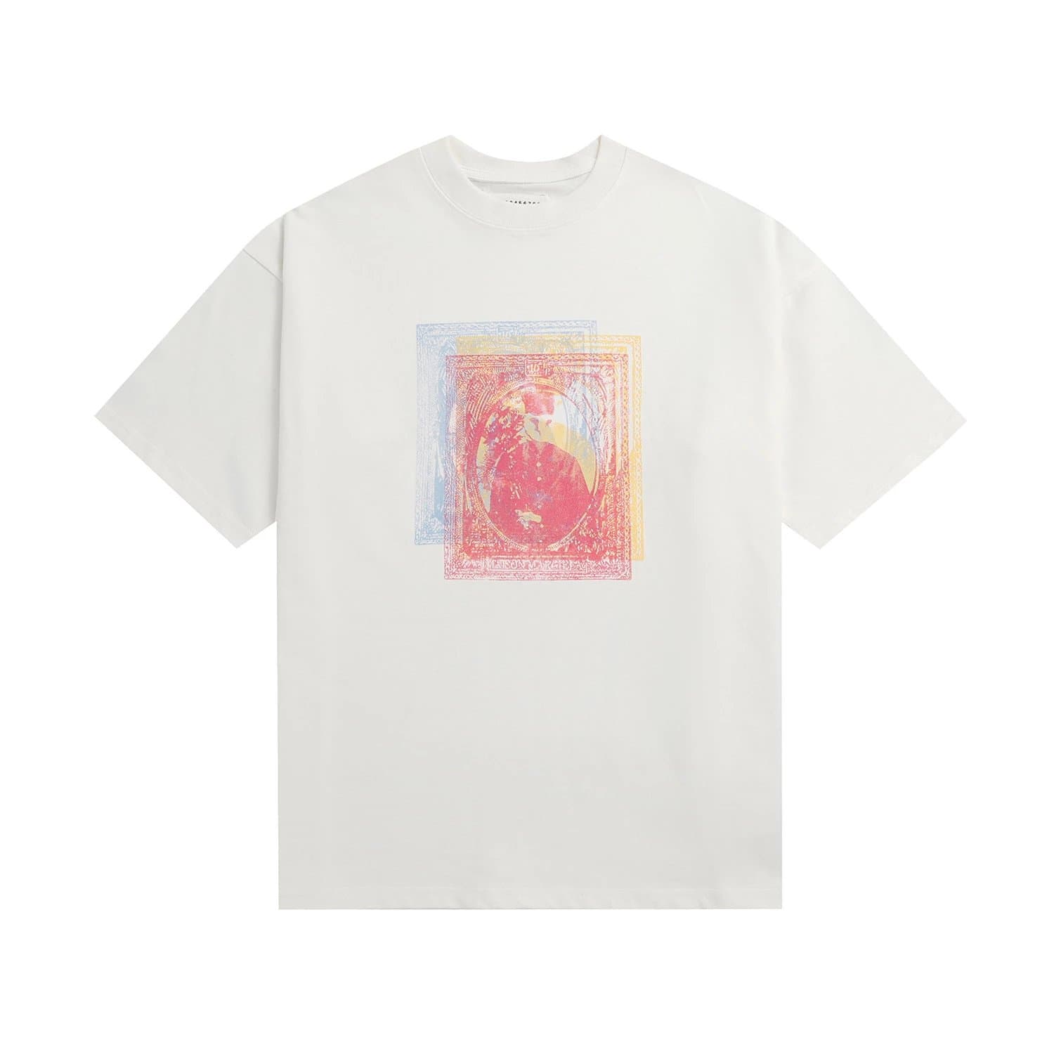 Maison Margiela Numbered Logo Tee Distressed Numeric Print — 37
