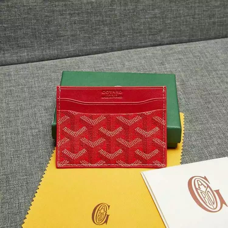 Goyard Bifold Wallet Saint Louis Pattern — 款式1红色