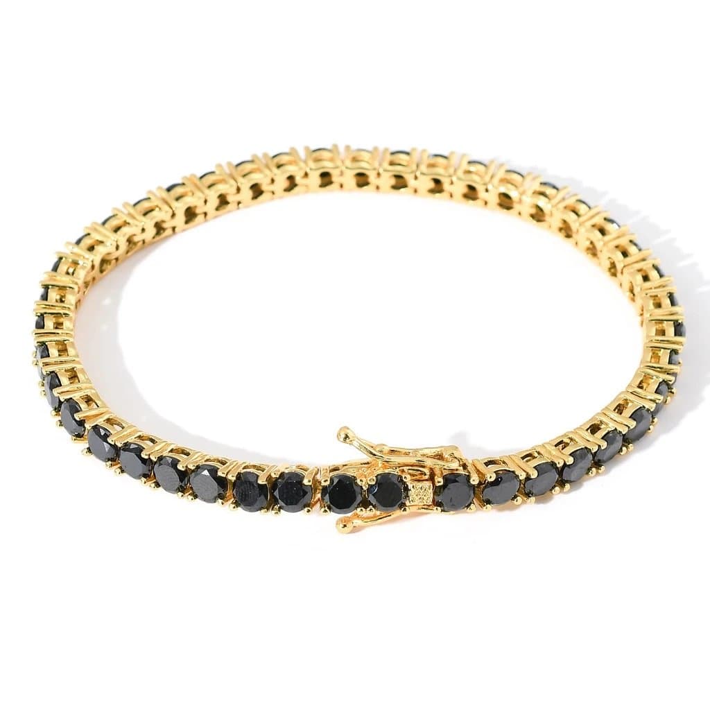 Chrome Hearts Tennis Bracelet Black Stone