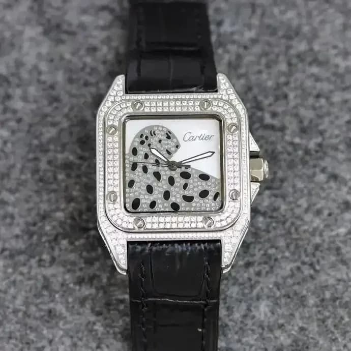 Panthère de Cartier Panthère Motif with Pave Diamonds