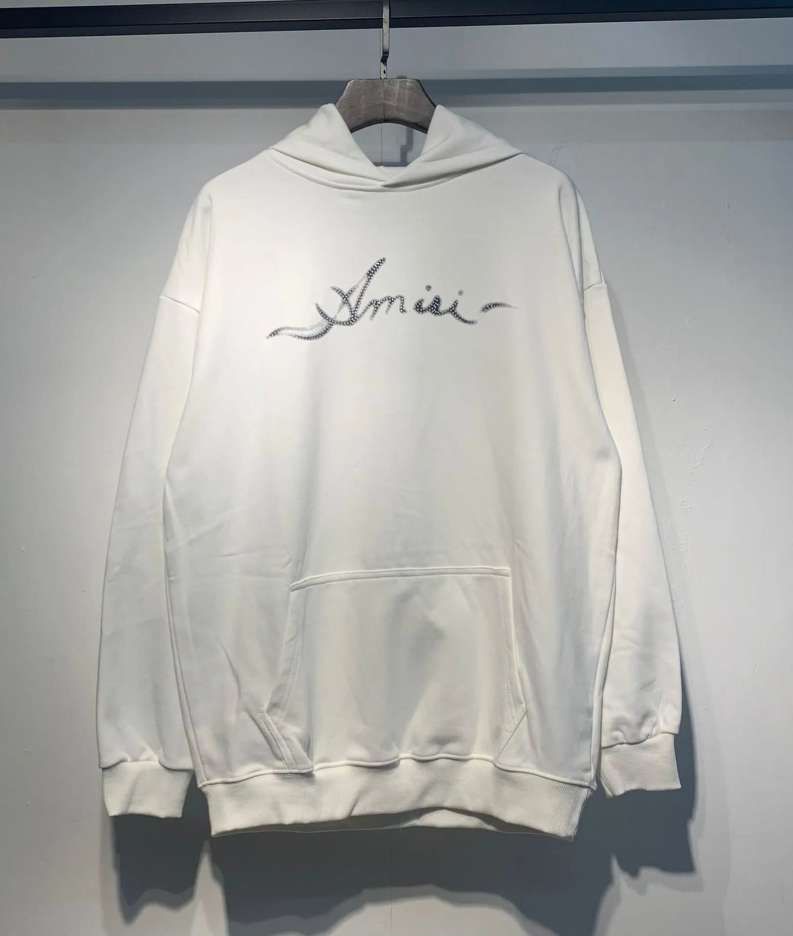 Amiri Hoodie Flame Logo — 890白色