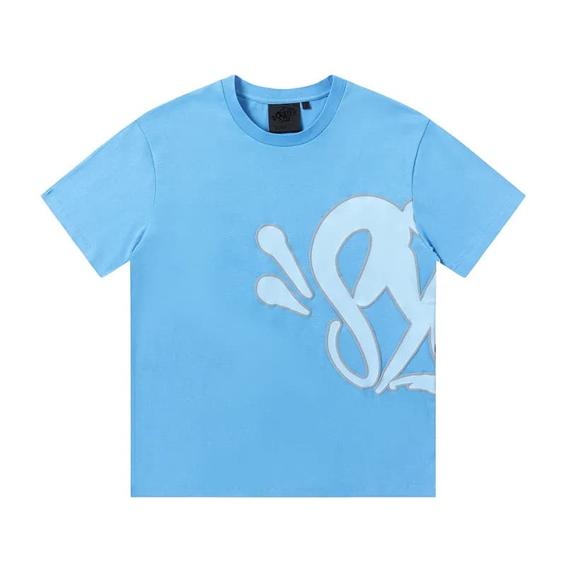 Supreme Graffiti Logo Set Light Blue — 蓝色T恤