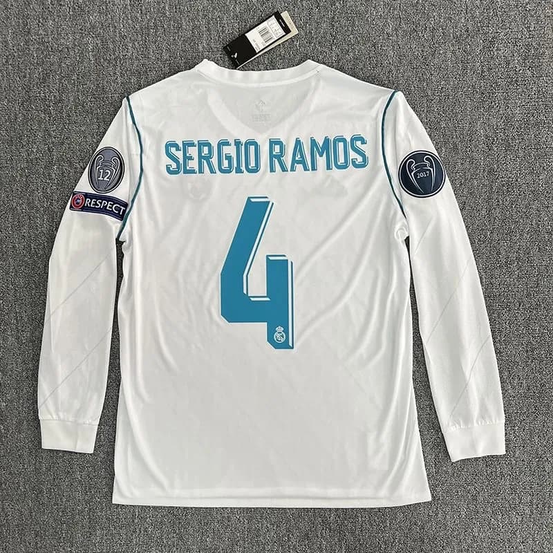 Home Long Sleeve Jersey Sergio Ramos #4
