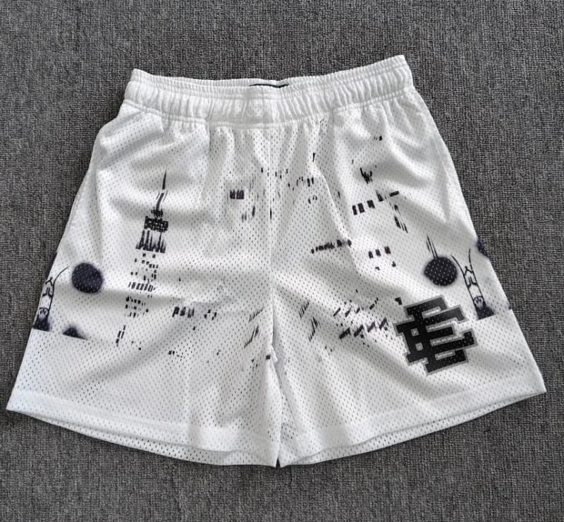 Fear of God Essentials Mesh Shorts Bandana Print — e129