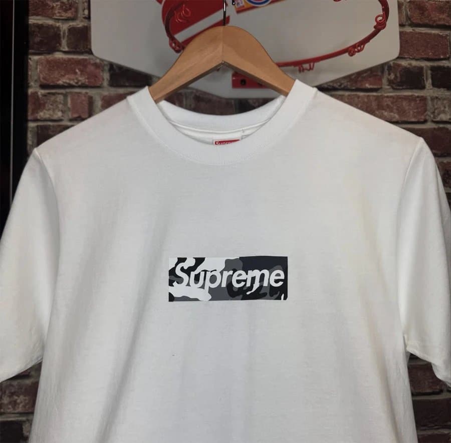 Supreme T-Shirt Sheep in Box Print — B406 迈阿密 白色