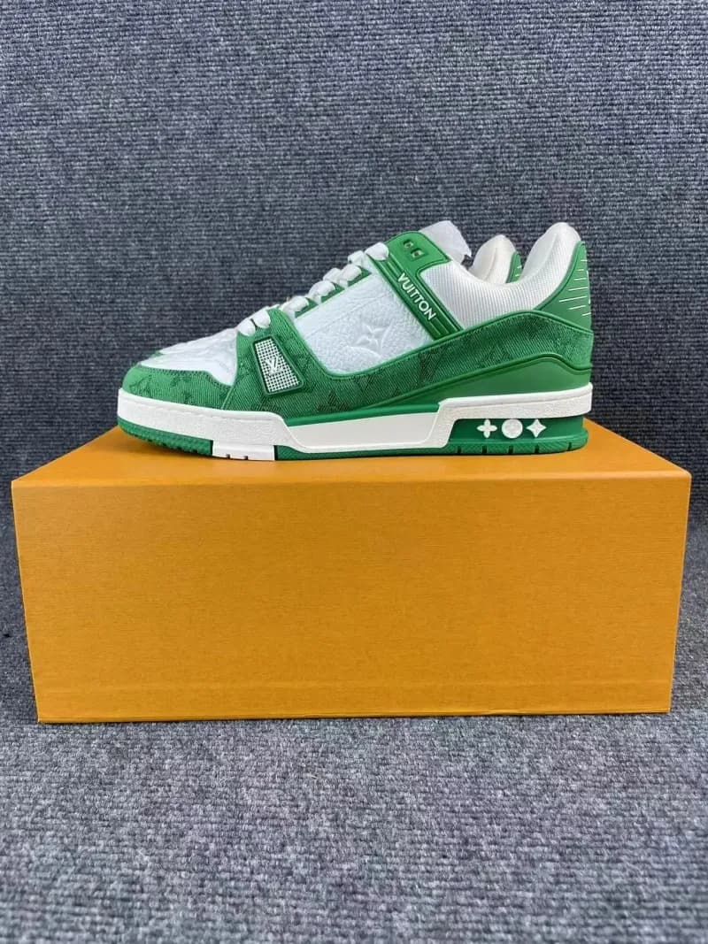 Louis Vuitton LV Trainer Monogram Green