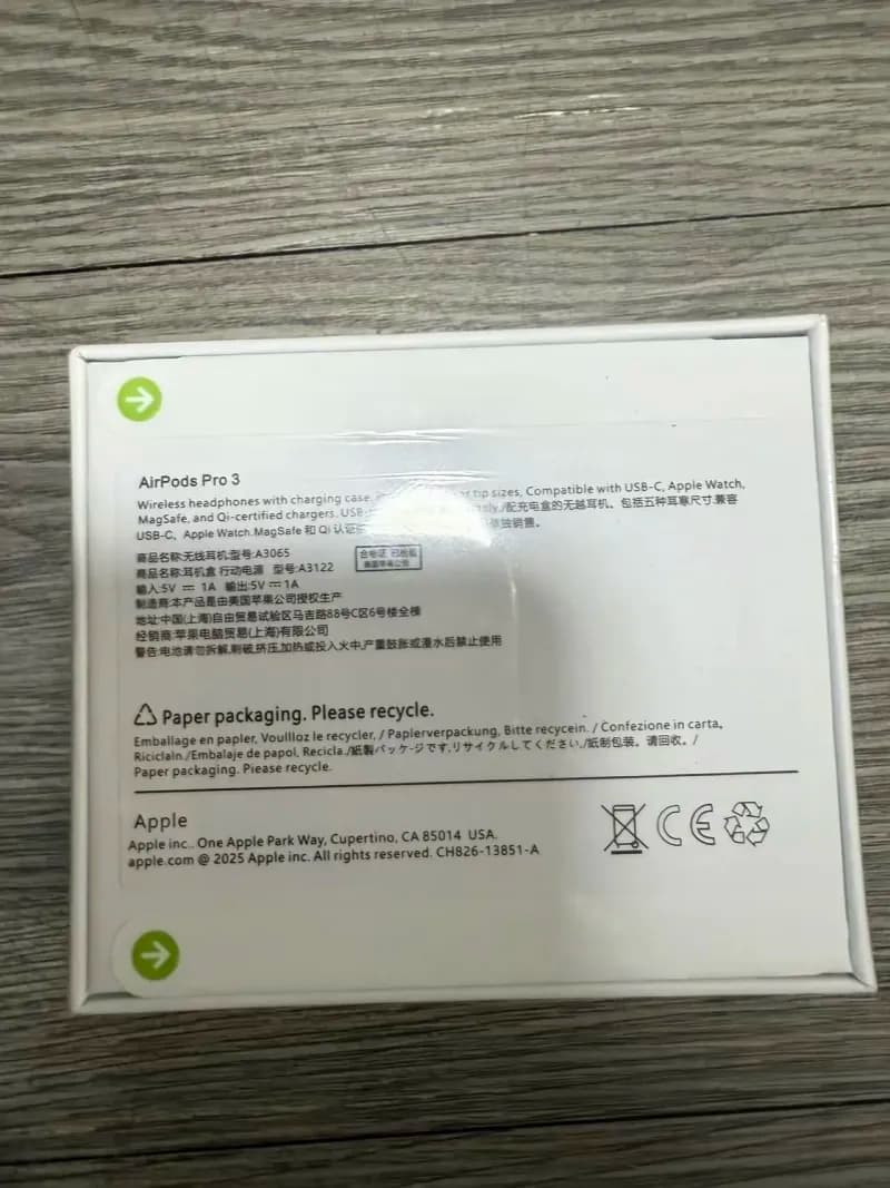 Apple AirPods Pro 3 Wireless Headphones with Charging Case