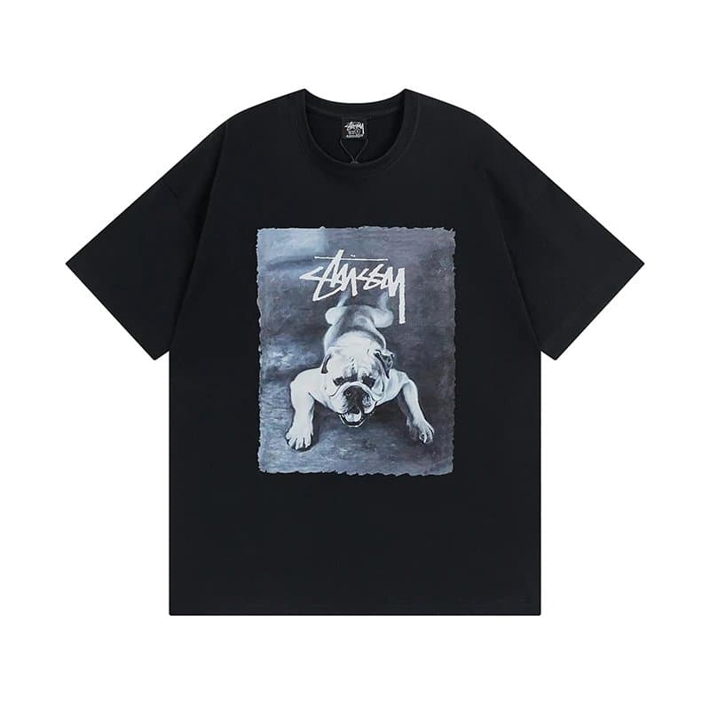 Stüssy Bulldog Tee Bulldog Print