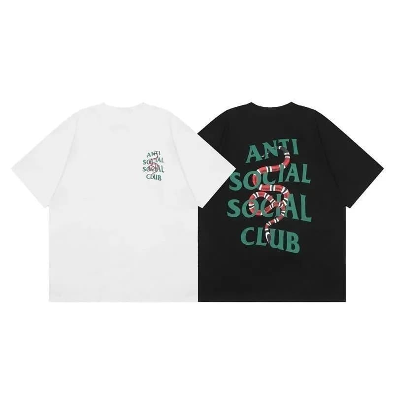 Anti Social Social Club Graphic Tee Snake Logo