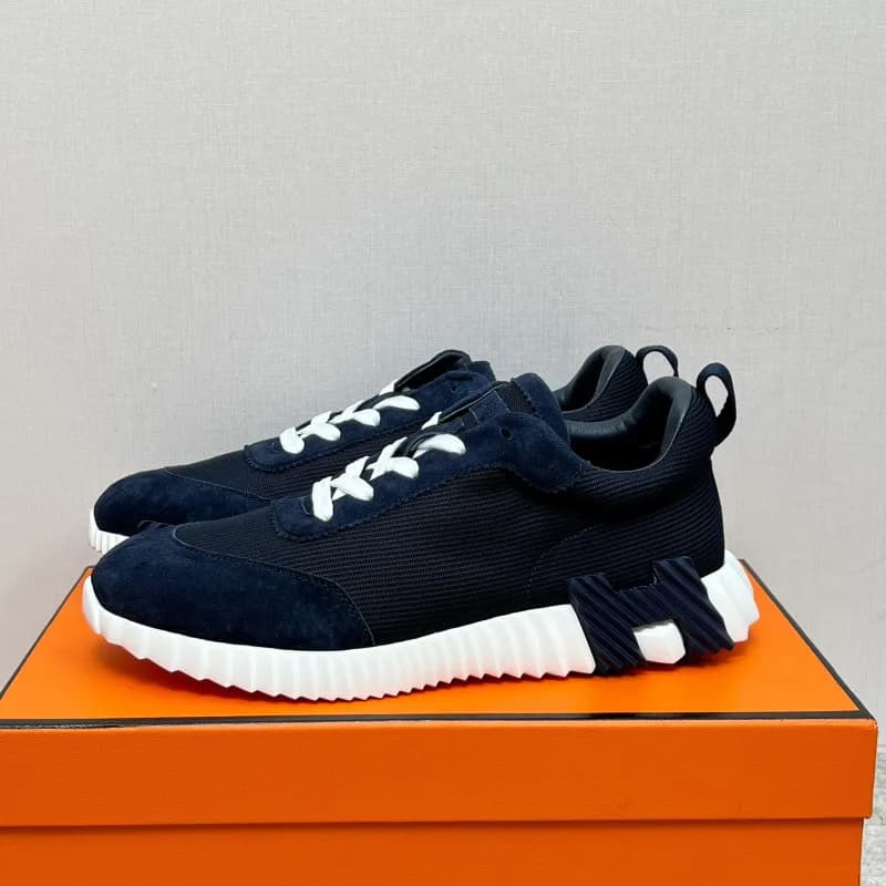 Hermès H-Boot Sneaker White with Black H Logo — 5