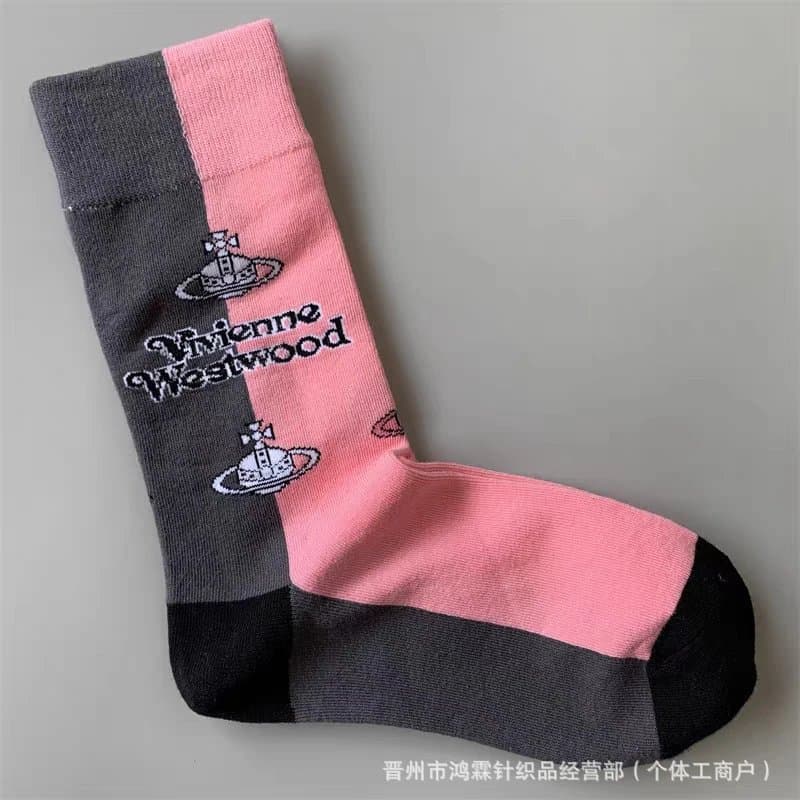 Vivienne Westwood Logo Sock Colorblock