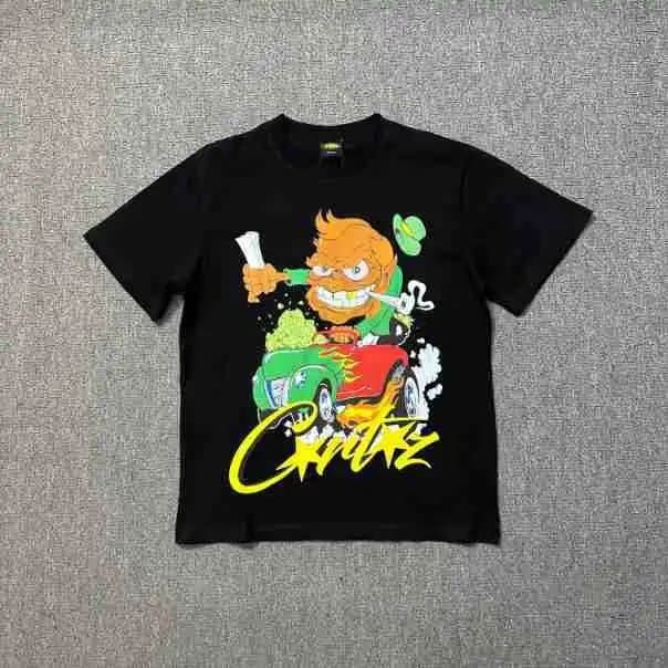Corteiz T-Shirt CRTZ Script Logo — 样式D（黑色）