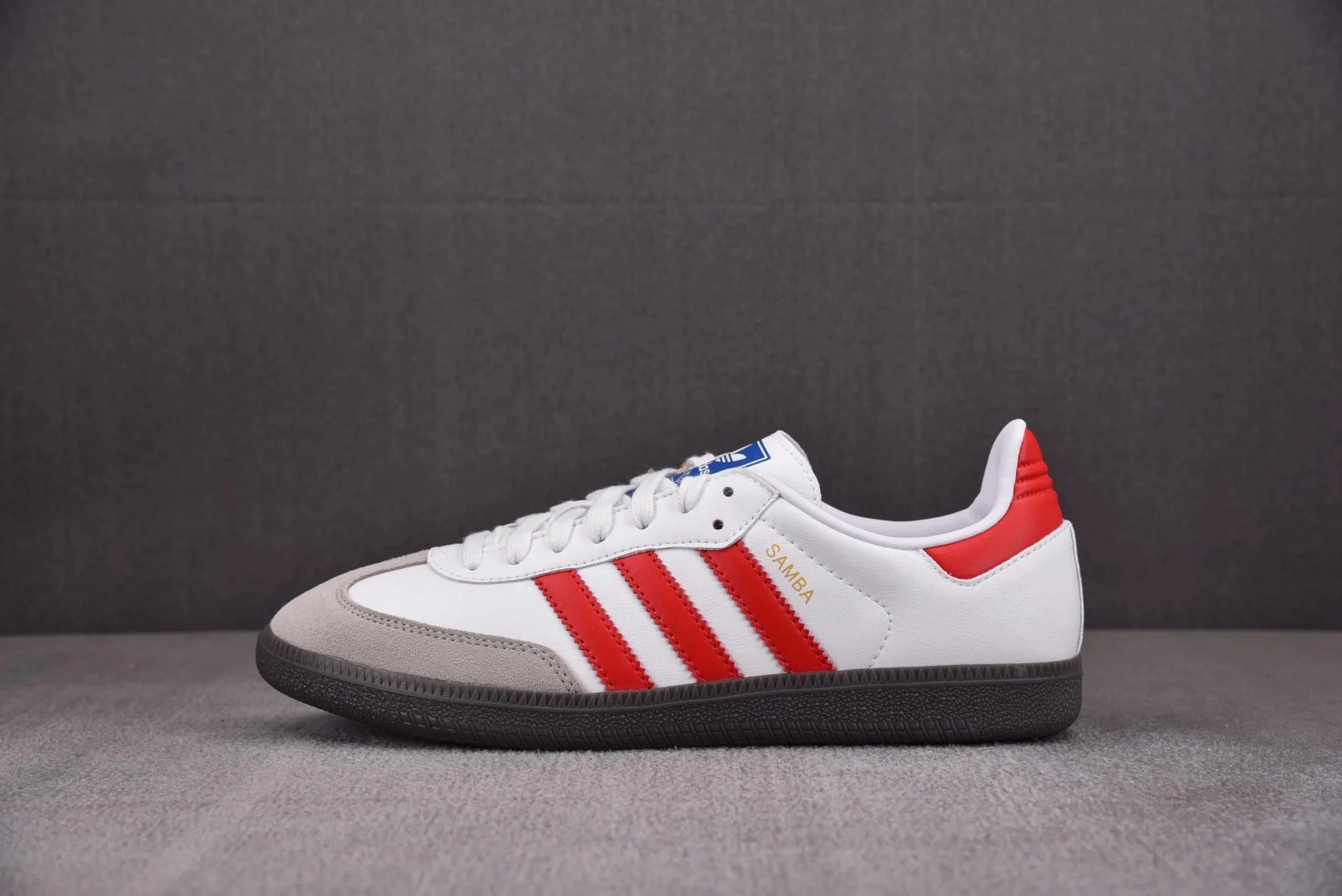 Adidas Samba White Red