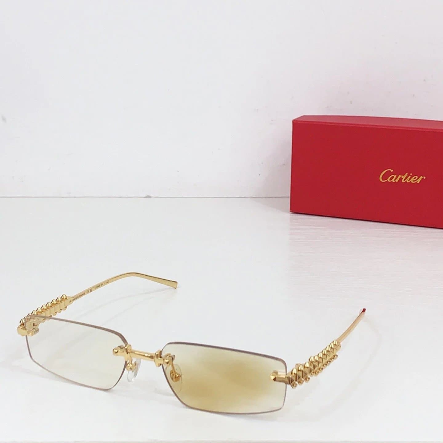 Cartier Sunglasses Rectangular Rimless — 11