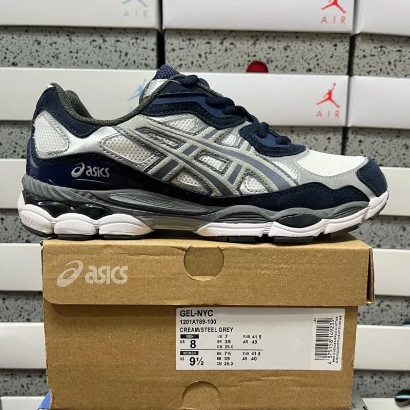 Asics GEL-NYC Cream/Steel Grey
