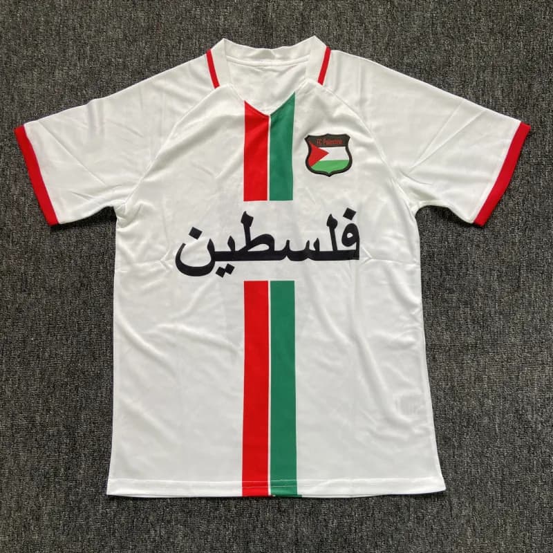 Palace Football Jersey Floral Print with FC Palestine Crest — 巴勒斯坦18